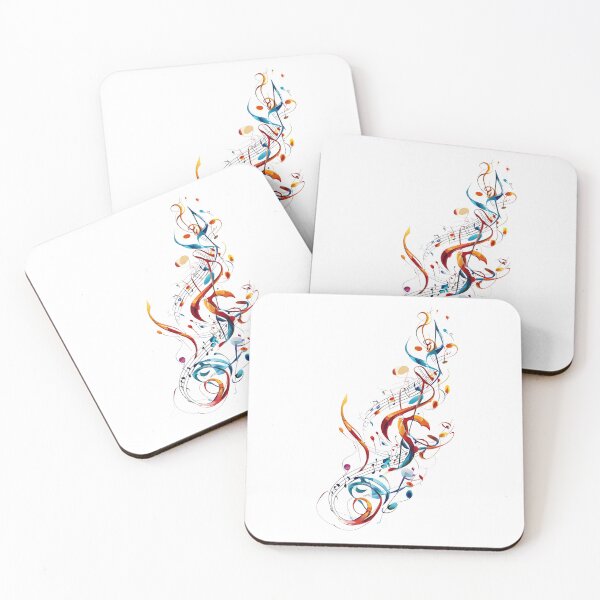 Item preview, abstract wave of musical notes designed and sold by Metaverse8.