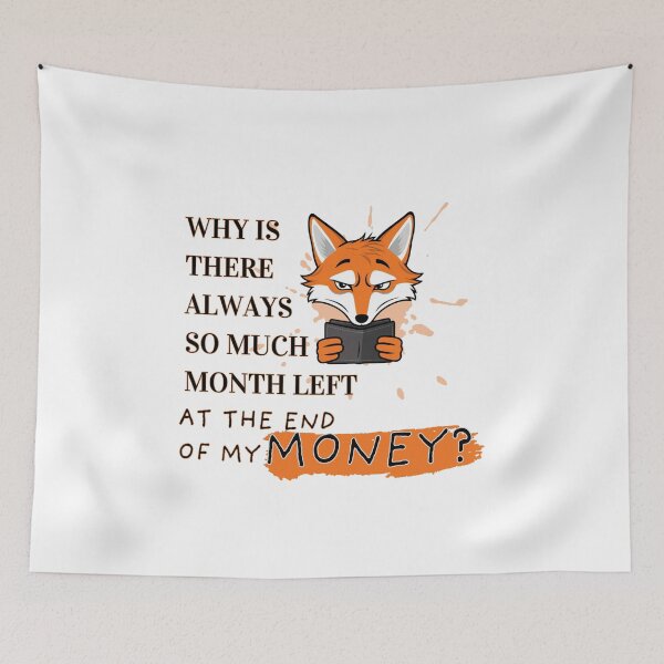 Item preview, Too Much Month, Too Little Money designed and sold by Snicker-Designs.