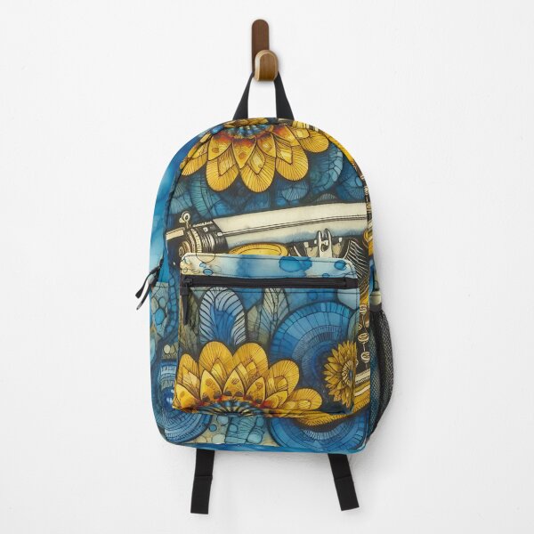 Item preview, Retro Vintage Floral Yellow Typewriter designed and sold by GraphicsClub.