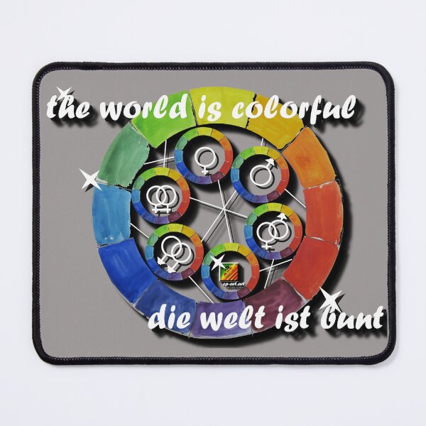 Item preview, The world is colorful designed and sold by cp-art.art.