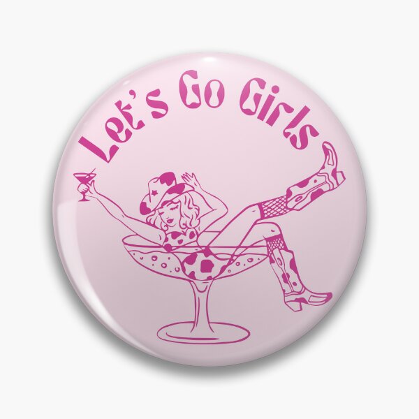 Item preview, Let's Go Girls Western Girls Weekend (pink) designed and sold by Magnolia Valley Art.