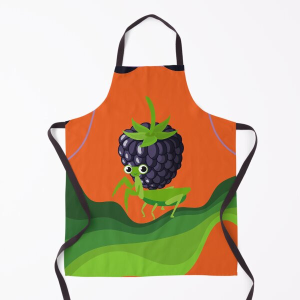 Item preview, Green Grasshopper with Blackberry designed and sold by Ciervo Primavera.