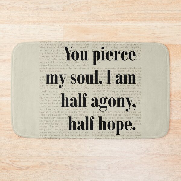 Item preview, Persuasion Jane Austen 'You Pierce My Soul' Quote designed and sold by kakarikihill.