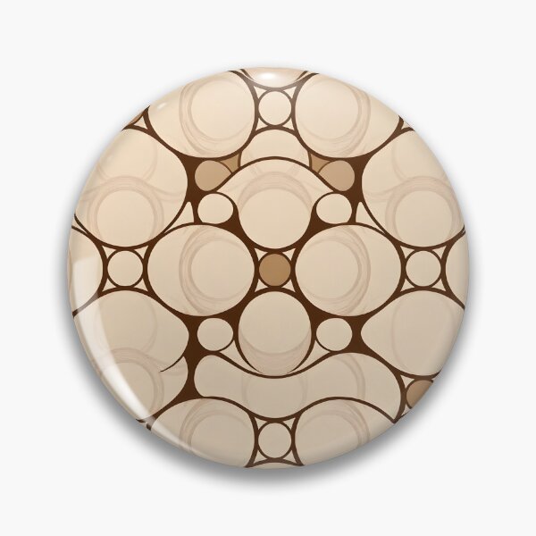 Item preview, Elegant Retro Circle Pattern - Floral Home Decor designed and sold by CelestialAllure.