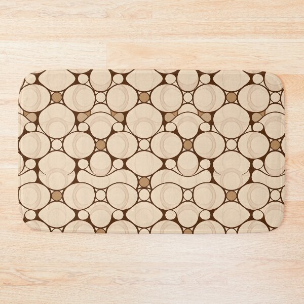 Item preview, Elegant Retro Circle Pattern - Floral Home Decor designed and sold by CelestialAllure.