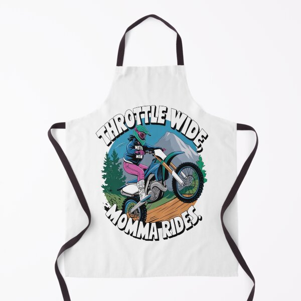 Item preview, Retro Dirt Bike Mom Tee - "Throttle Wide Momma Rides" designed and sold by stickercuffs.