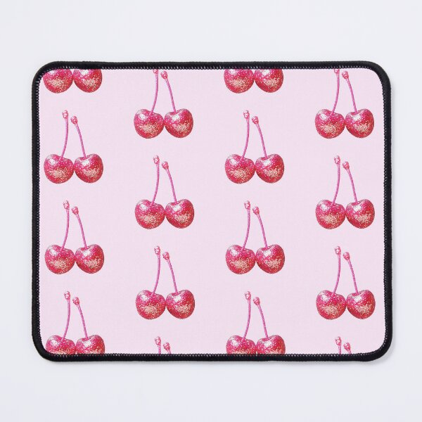 Item preview, Glitter Cherry Bomb Pink Aesthetic Print designed and sold by Creative Brat Design Studio.