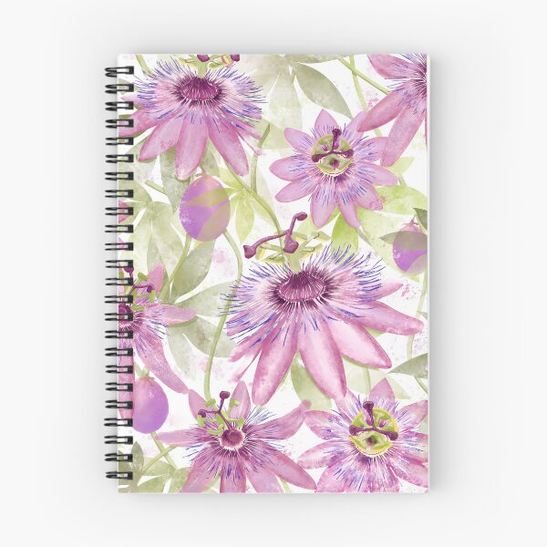 Item preview, Passionflower watercolour floral designed and sold by RSHarts.