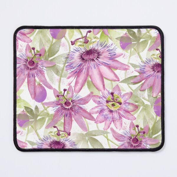 Item preview, Passionflower watercolour floral designed and sold by RSHarts.