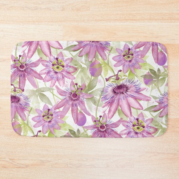 Item preview, Passionflower watercolour floral designed and sold by RSHarts.
