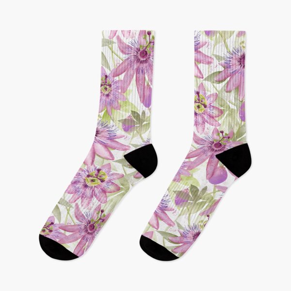 Item preview, Passionflower watercolour floral designed and sold by RSHarts.