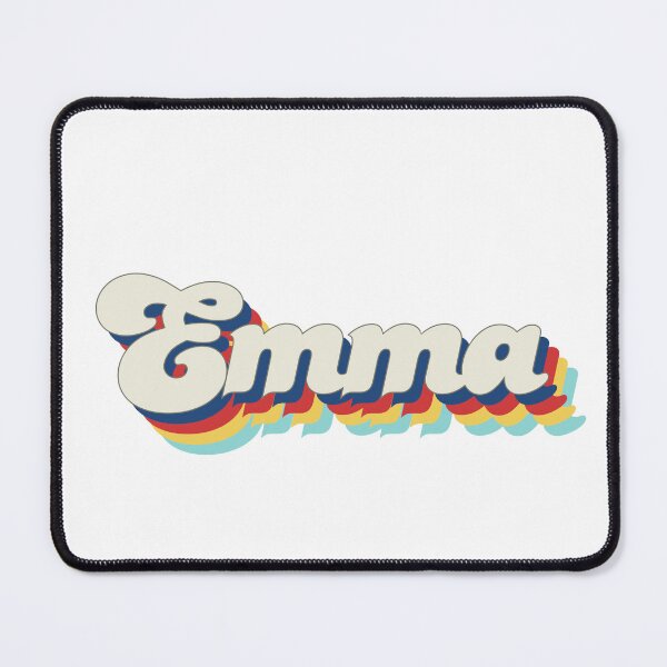 Item preview, Retro Name Art (Emma) designed and sold by Made by Marley.