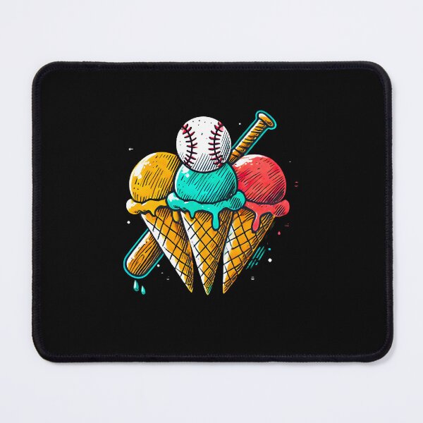 Item preview, Baseball Ice Cream Colorful designed and sold by box-artshop.
