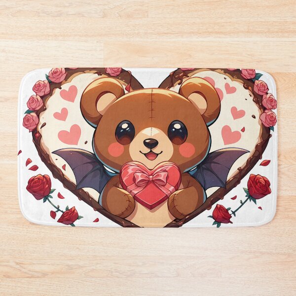 Item preview, Valentine's teddy bear designed and sold by ShizukaiNeko.