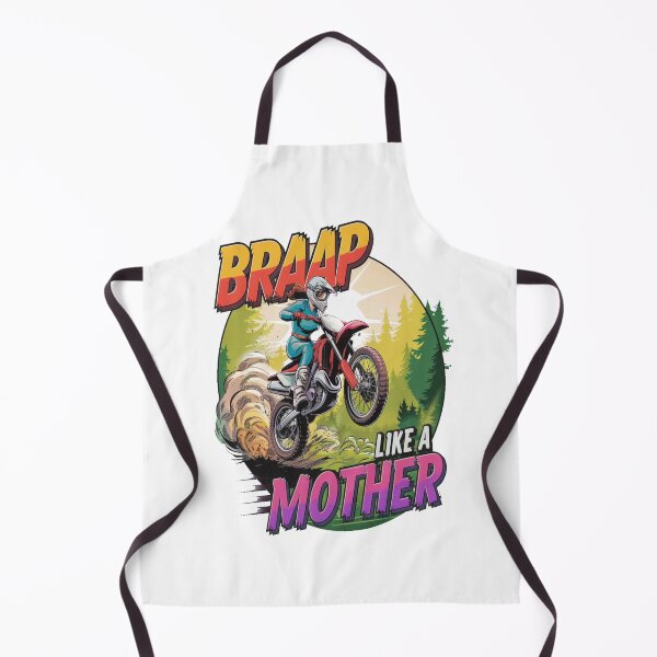 Item preview, Retro Dirt Bike Mom Tee - "Braap Like a Mother" designed and sold by stickercuffs.