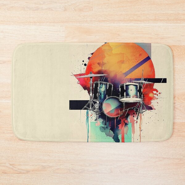 Item preview,  I Destroy Silence Drummer Drums designed and sold by dharanna.