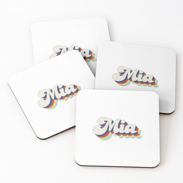 Item preview, Retro Name Art (Mia) designed and sold by Made by Marley.