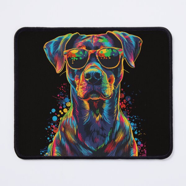 Item preview, Catahoula Leopard Dog wearing Sunglasses Pop Art Design designed and sold by adsman68.