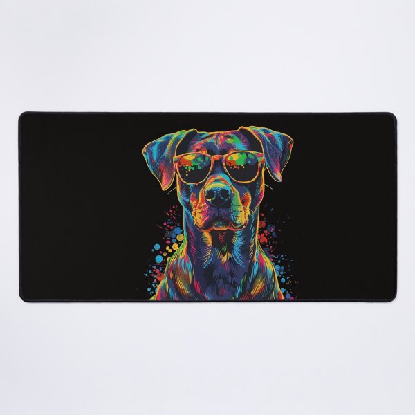 Item preview, Catahoula Leopard Dog wearing Sunglasses Pop Art Design  designed and sold by adsman68.