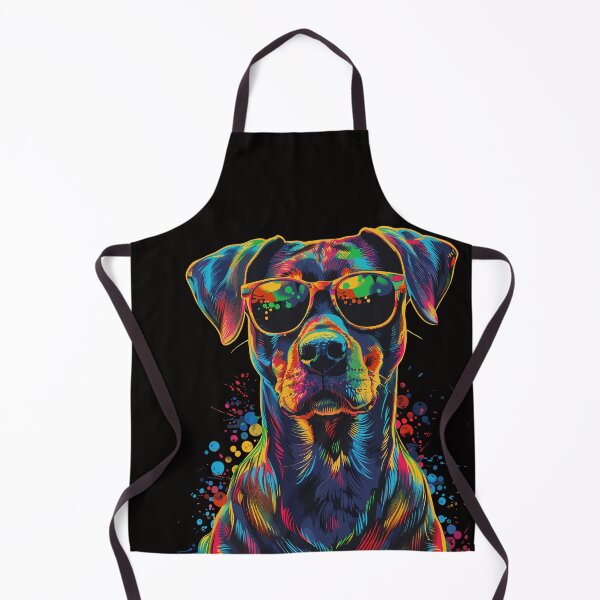 Item preview, Catahoula Leopard Dog wearing Sunglasses Pop Art Design designed and sold by adsman68.