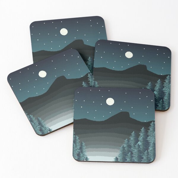 Item preview, Moonlit Mountain designed and sold by georgee2000.
