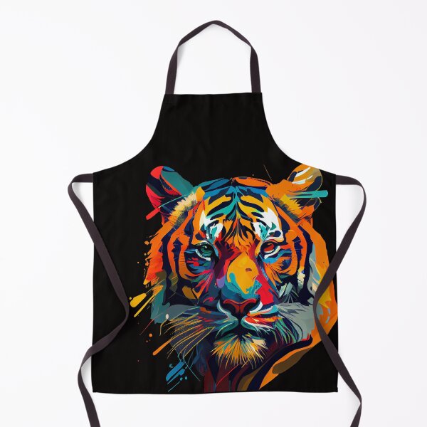 Artikelvorschau, Tiger Pop Art Design Bunter bengalischer Tigerliebhaber entworfen und verkauft von adsman68.