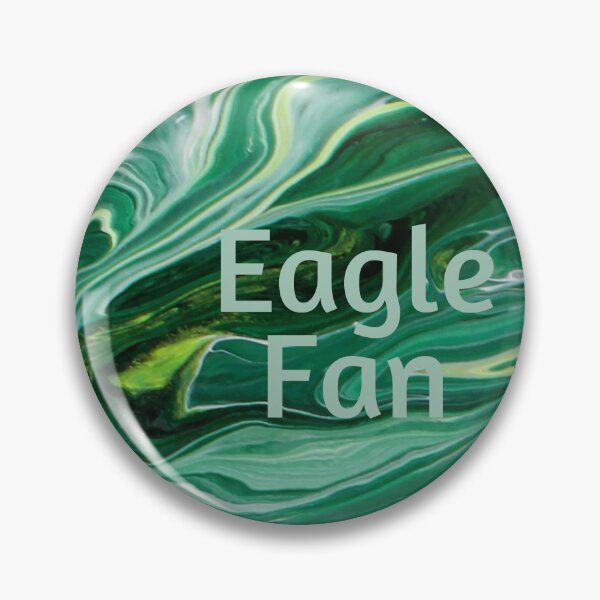 Item preview, Green & Black + Eagle Fan - Team Colors - jdp-01-14-0004 designed and sold by ANomadDesigns.