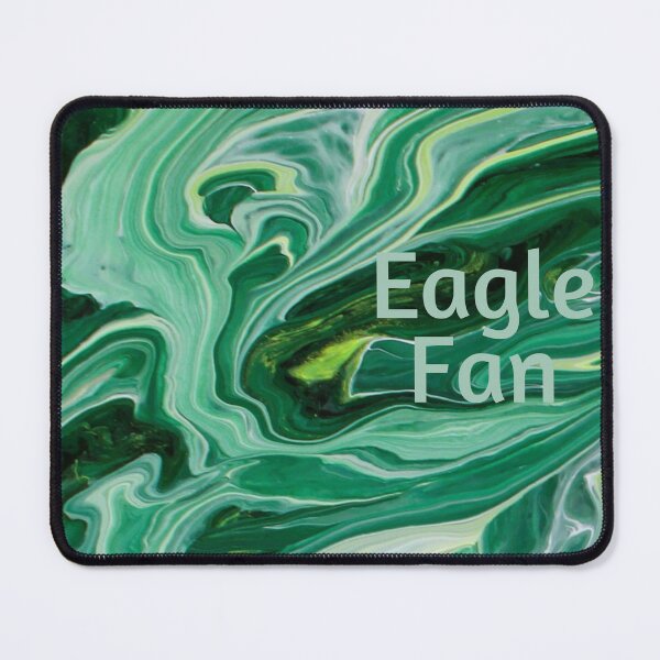 Item preview, Green & Black + Eagle Fan - Team Colors - jdp-01-14-0004 designed and sold by ANomadDesigns.