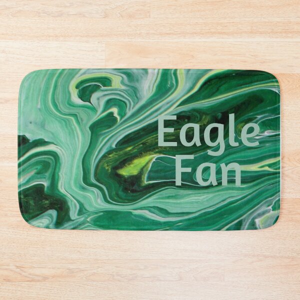 Item preview, Green & Black + Eagle Fan - Team Colors - jdp-01-14-0004 designed and sold by ANomadDesigns.