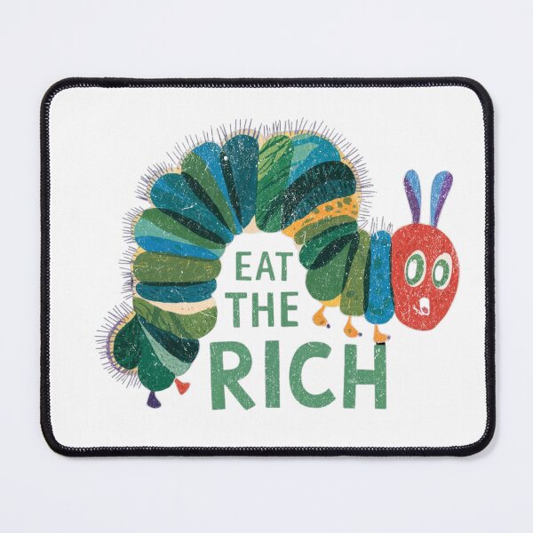 Item preview, Eat the Rich Hungry Caterpillar Vintage Tee designed and sold by TynesDesign.