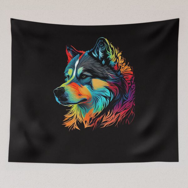 Item preview, Siberian Husky Lover Pop Art Design  designed and sold by adsman68.