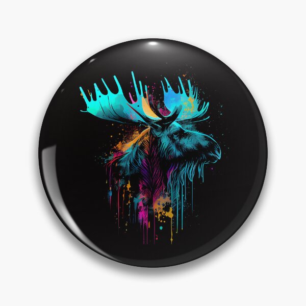 Item preview, Moose Lovers Pop Art Design designed and sold by adsman68.