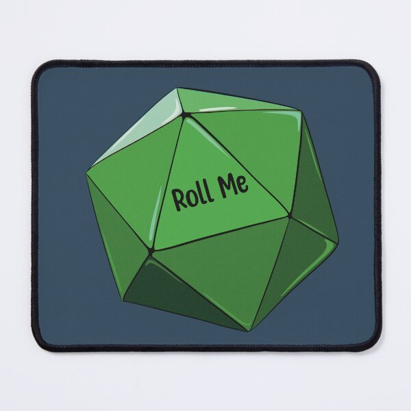 Item preview, Green Roll Me Dice Art designed and sold by Skull Fern.