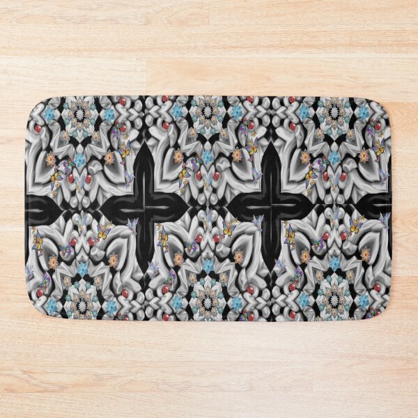 Item preview, geometric flower pattern designed and sold by Artisfunforme.