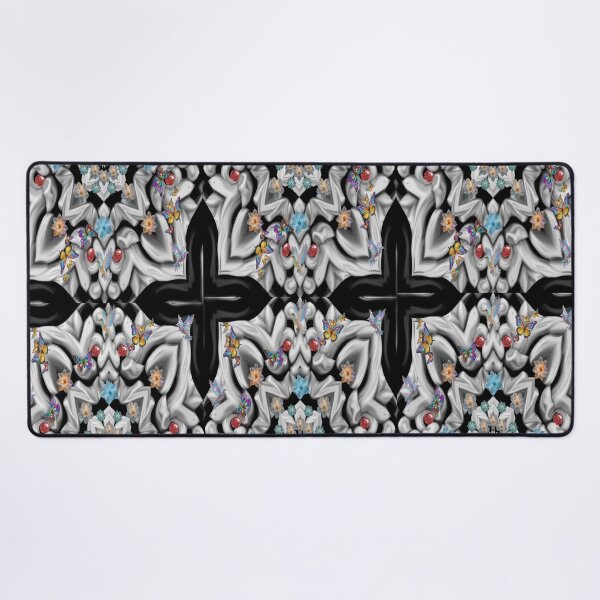 Item preview, geometric flower pattern designed and sold by Artisfunforme.