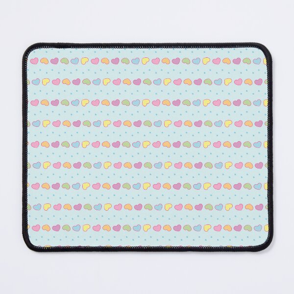 Item preview, Kawaii Sweet Heart Valentine Stripe in Blue designed and sold by Mr-Mooneyes.