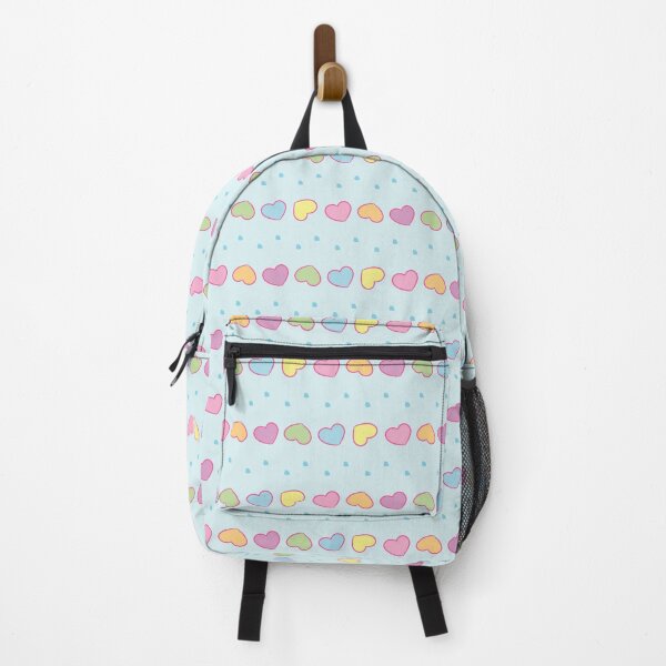 Item preview, Kawaii Sweet Heart Valentine Stripe in Blue designed and sold by Mr-Mooneyes.