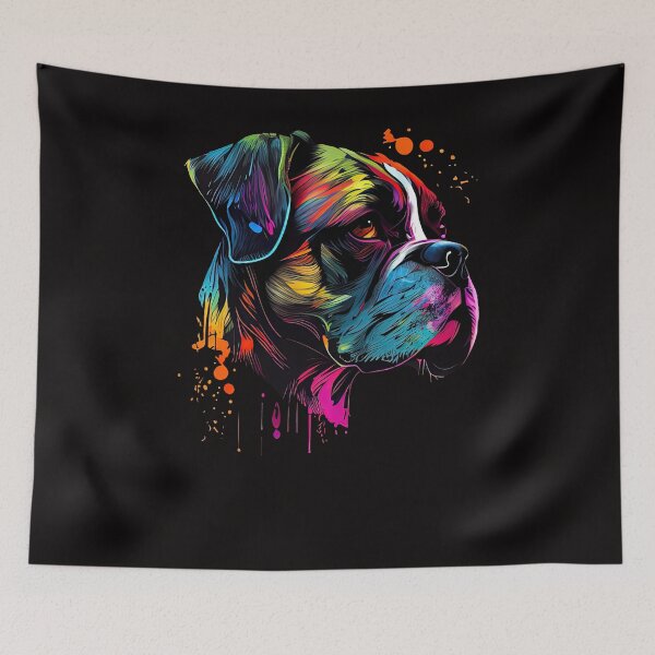 Item preview, Boxer Dog Lovers Pop Art Design  designed and sold by adsman68.