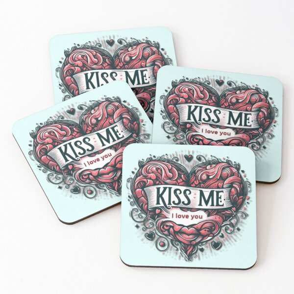 Item preview, Valentine's Day kiss me love you heart among hearts designed and sold by JaroDesign2023.