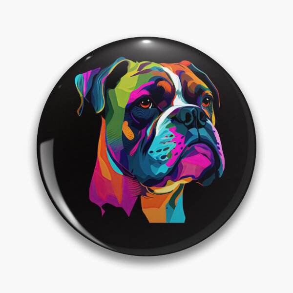 Item preview, Boxer Dog Lovers Pop Art Design designed and sold by adsman68.