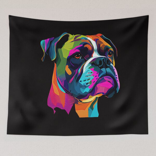 Item preview, Boxer Dog Lovers Pop Art Design designed and sold by adsman68.