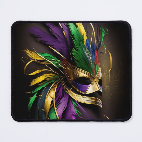 Item preview, Elegant Feathered Mardi Gras Mask designed and sold by KeeganCreations.
