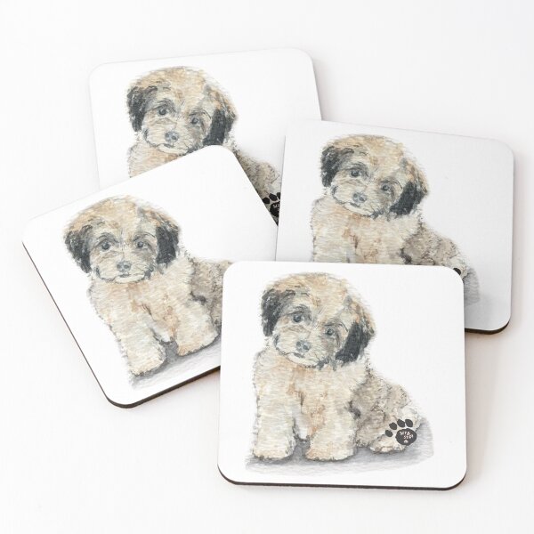 Item preview, Zuchon Original Dog Art designed and sold by bungalowhouse.