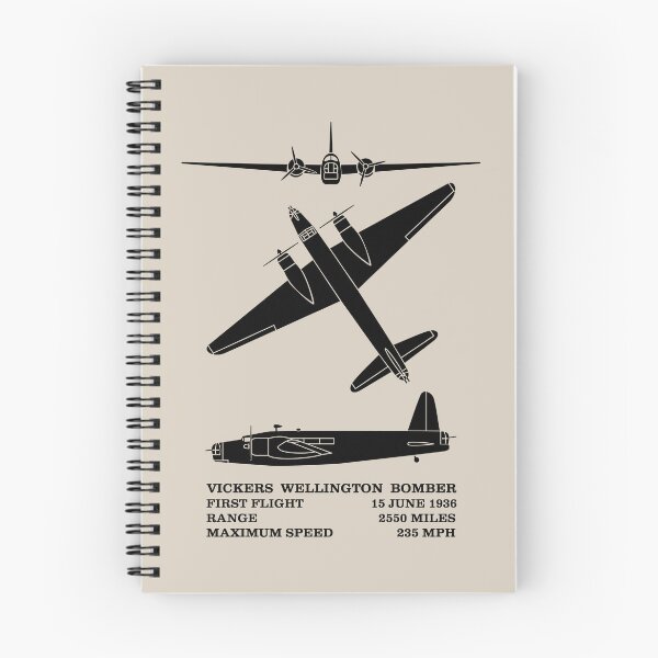 Item preview, Wellington Bomber WW2 Plane Cutout Silhouettes Infographic Facts designed and sold by MilitaryMart.