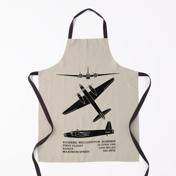 Item preview, Wellington Bomber WW2 Plane Cutout Silhouettes Infographic Facts designed and sold by MilitaryMart.