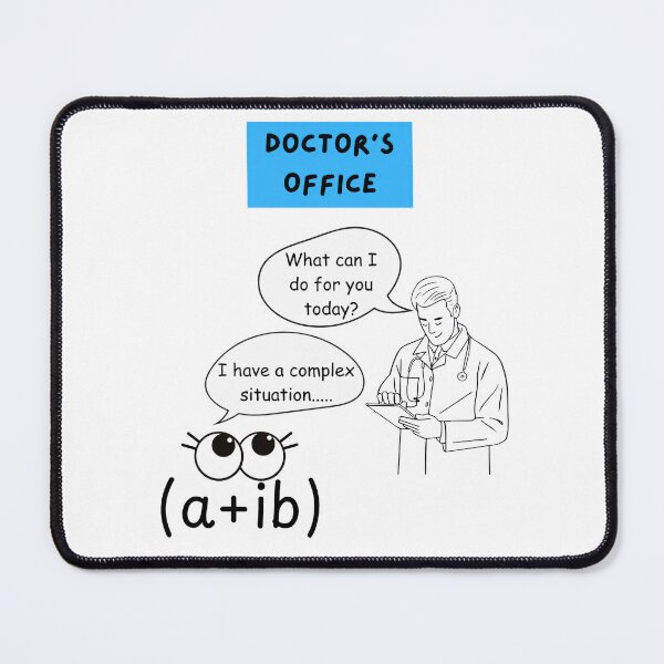 Item preview, Complex Number goes to the Doctor's designed and sold by XYZish.