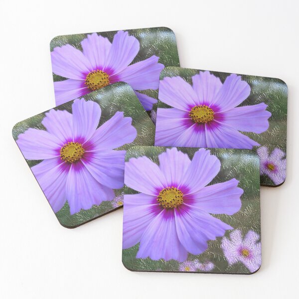 Item preview, Violet Daisy With Shiny Textured Background designed and sold by BostonArcImage.