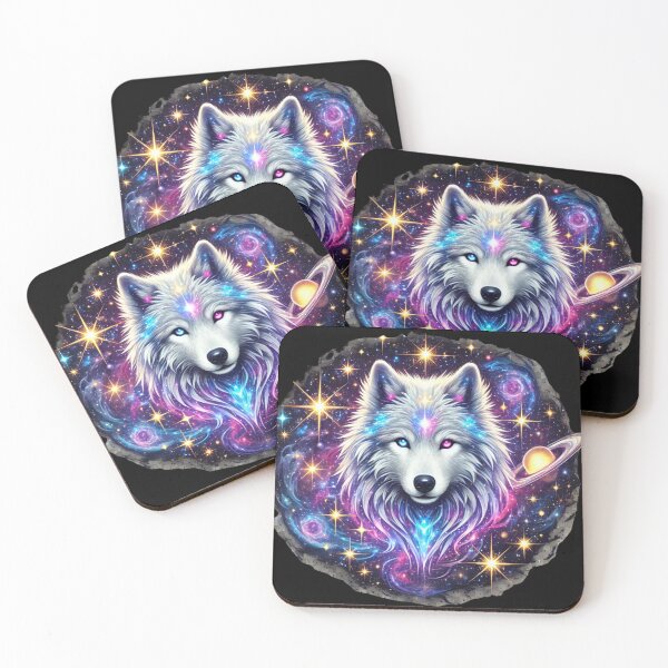 Item preview, Celestial Guardian: Cosmic Wolf Design designed and sold by Nauert's.