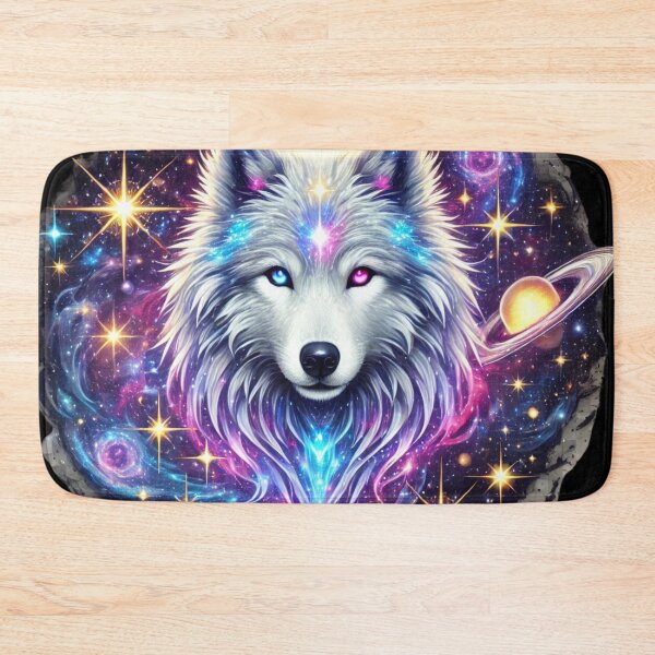 Item preview, Celestial Guardian: Cosmic Wolf Design designed and sold by Nauert's.