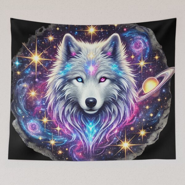 Item preview, Celestial Guardian: Cosmic Wolf Design designed and sold by Nauert's.